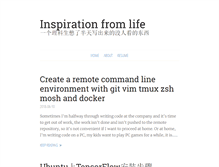 Tablet Screenshot of blog.chengbo.net